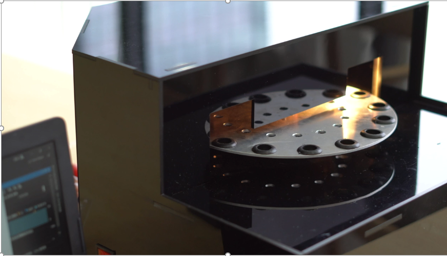 A multi spectrum sensor developed by Deltron Intelligence Technology that categorizes fruits according to their sweetness and ripeness level 