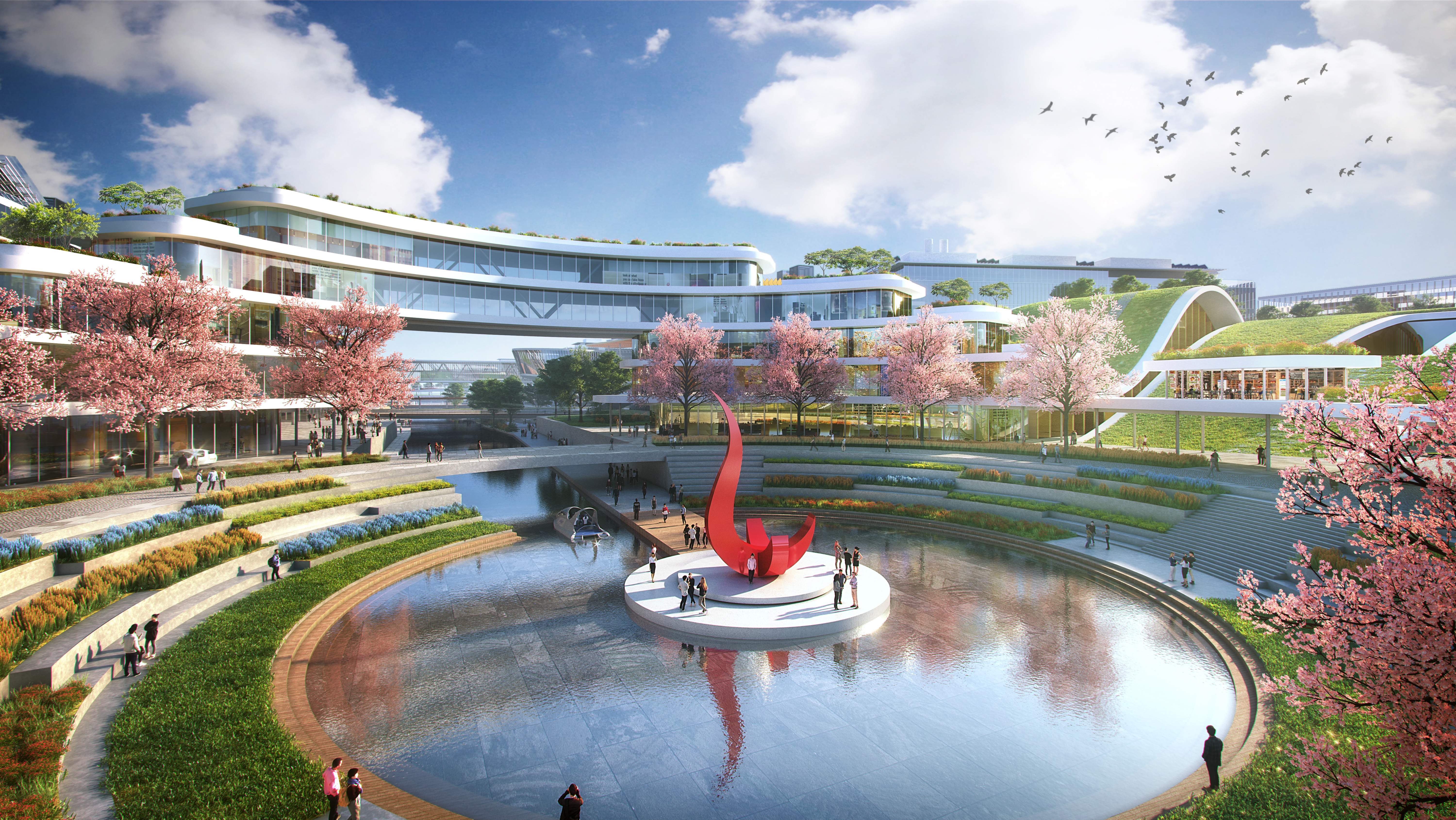 Impression of the HKUST(GZ) campus. Photo credit: KPF