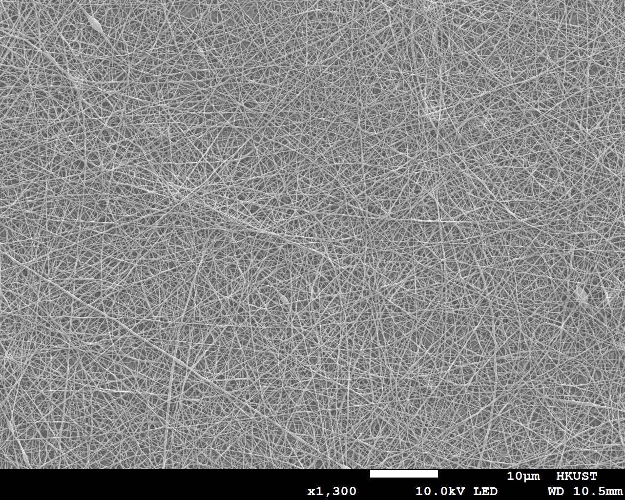 Samples of the nanofiber