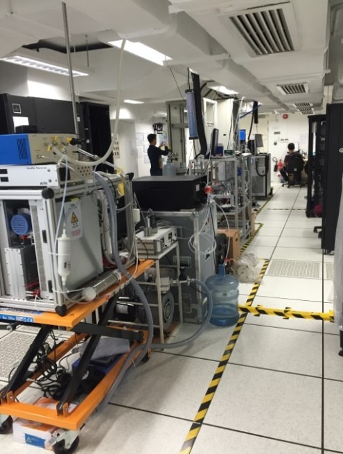 The team used state-of-the-art mass spectrometers to conduct comprehensive atmospheric field study.