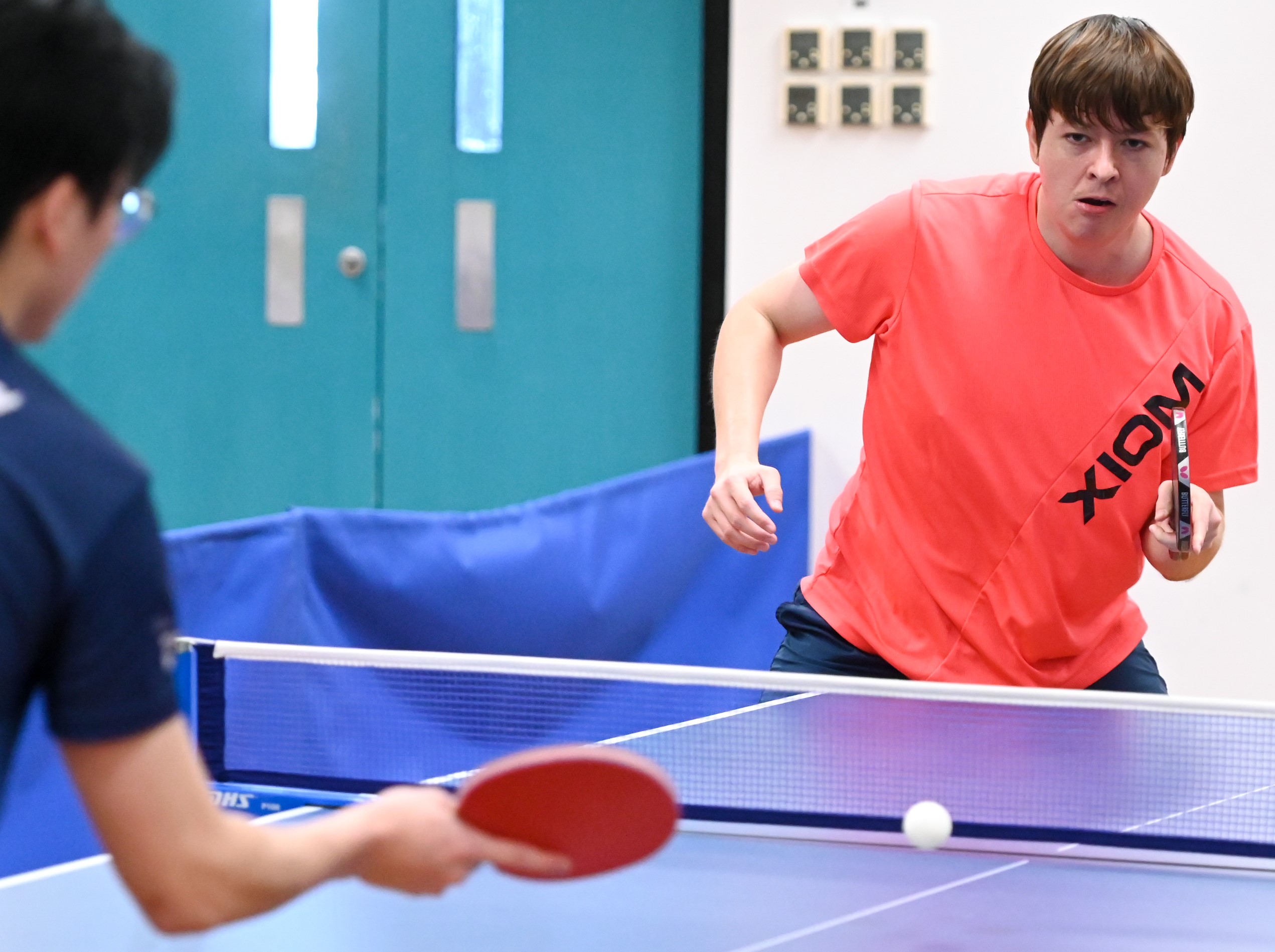 The two-day event covers three sports – volleyball, table tennis and squash.