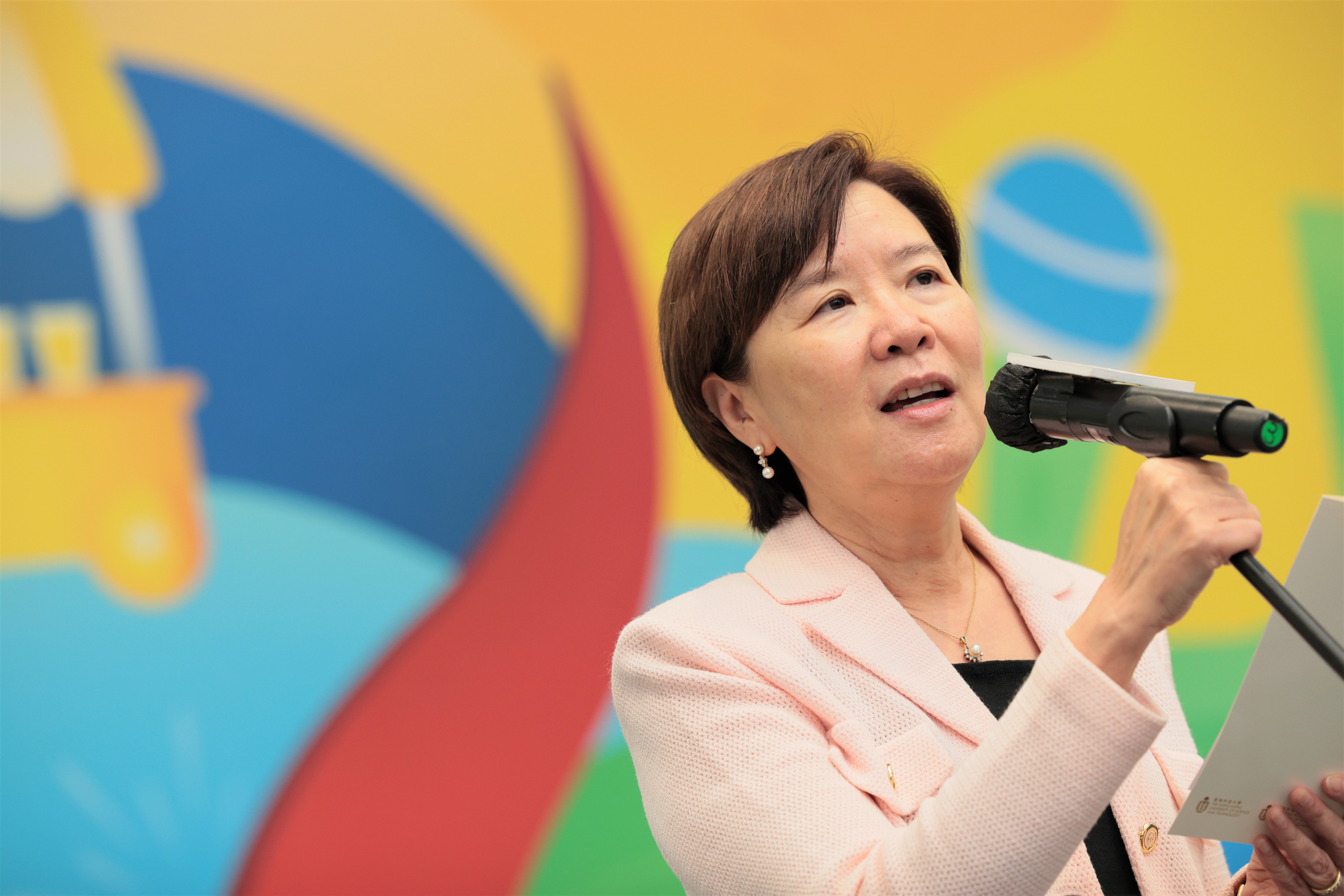 HKUST President Prof. Nancy Ip gives opening remarks