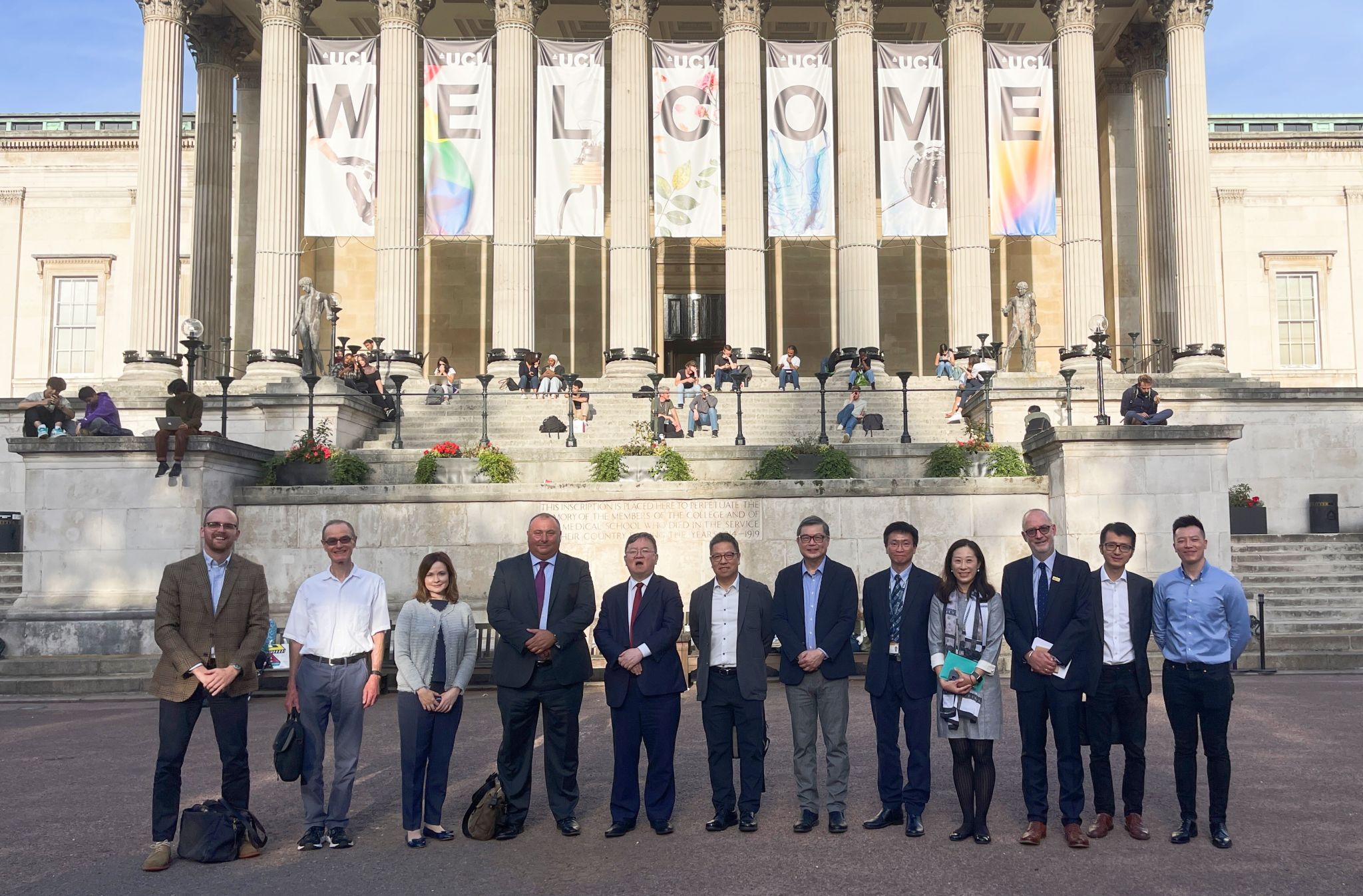 科大代表團出訪歐洲的策略合作夥伴。