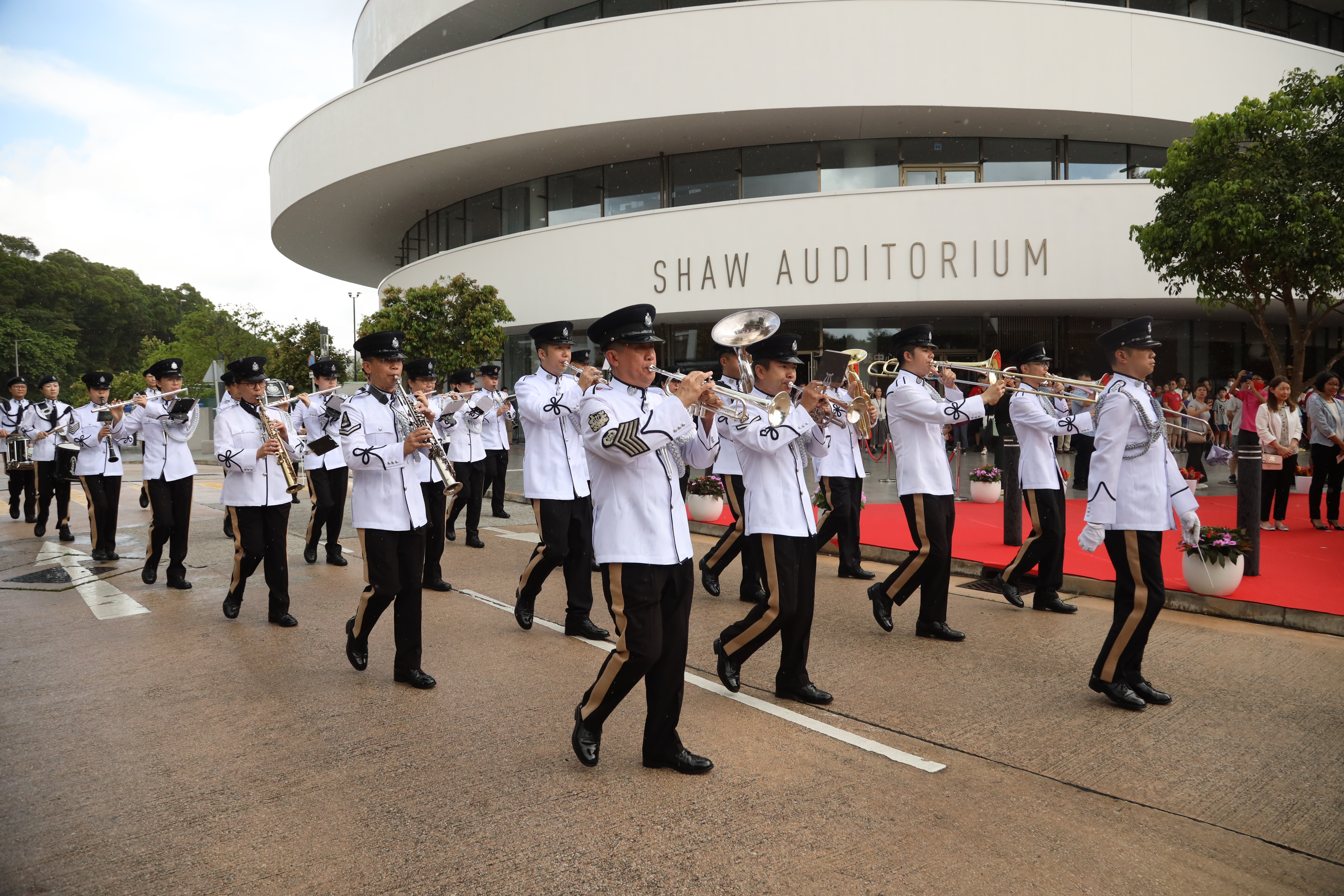 是次典禮繼續由香港輔助警察隊會操及升旗隊負責，並首度由輔警樂隊作即場演奏。輔警總監楊祖賜先生、副總監梁世光博士亦有蒞臨觀禮。