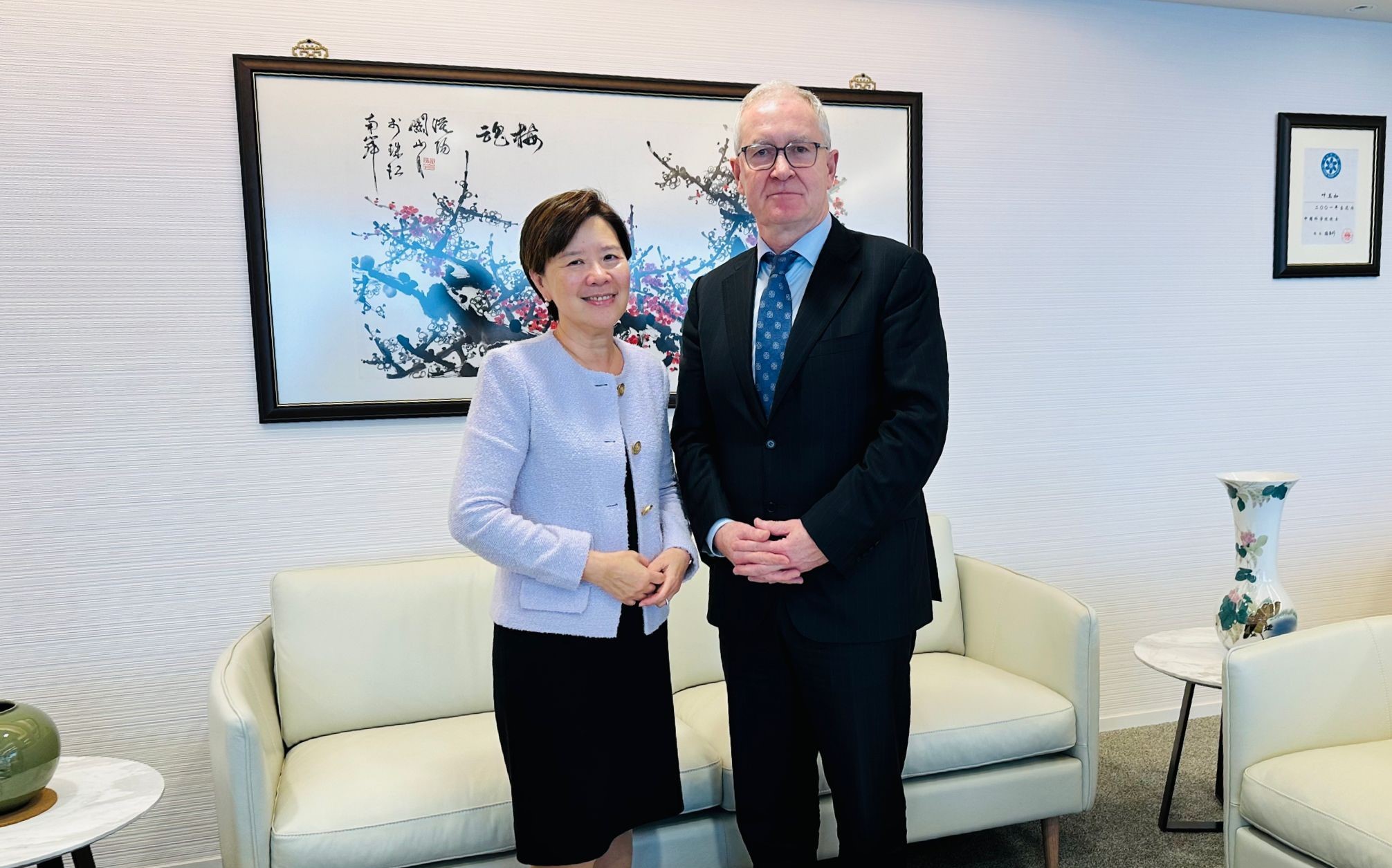 倫敦帝國學院校長Hugh BRADY教授