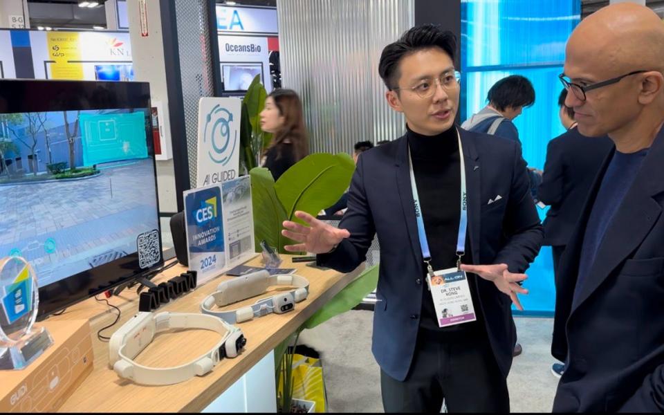 AI Guided and Microsoft CEO Satya Nadella