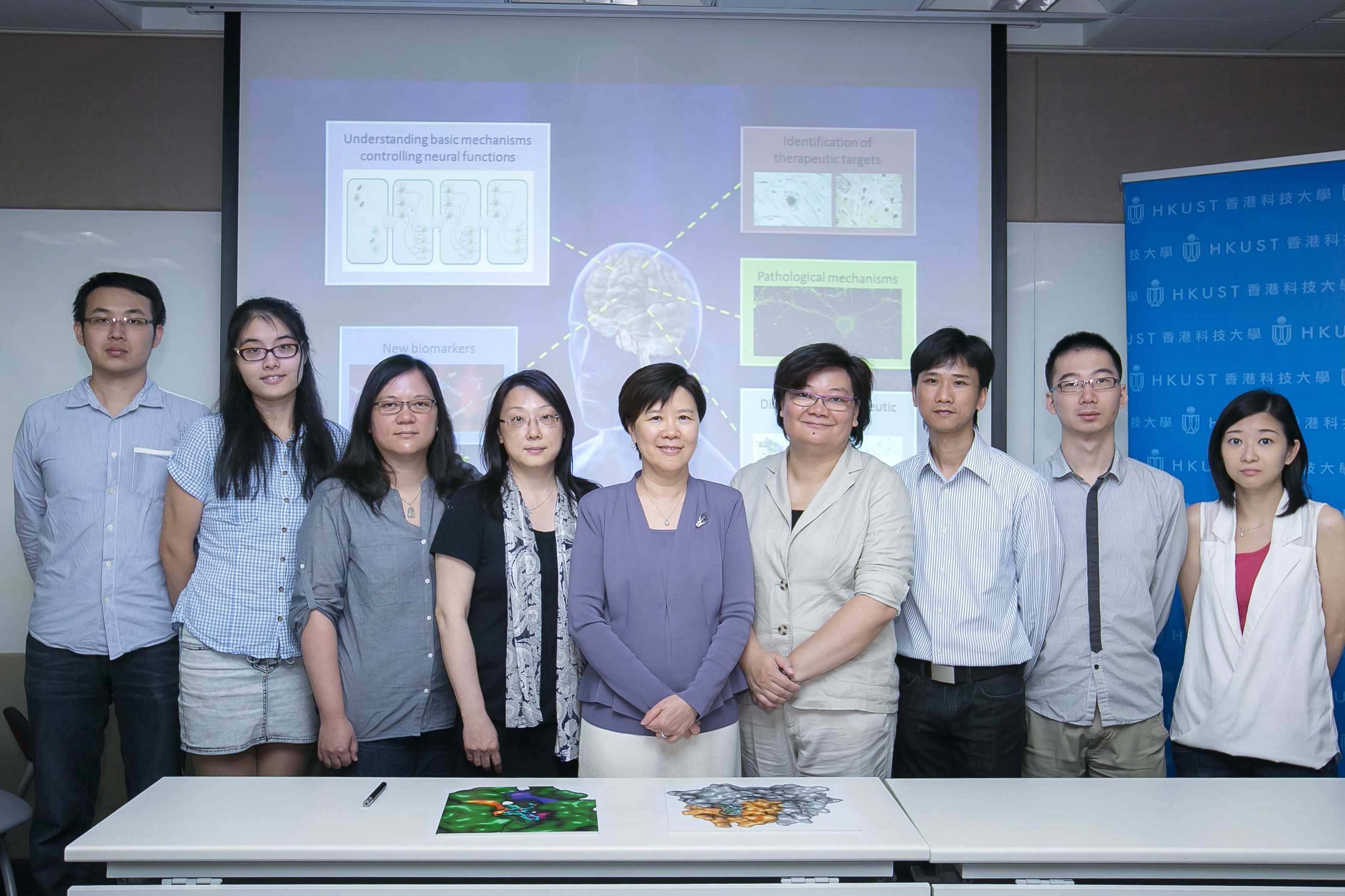  葉玉如教授(中)及其研究團隊