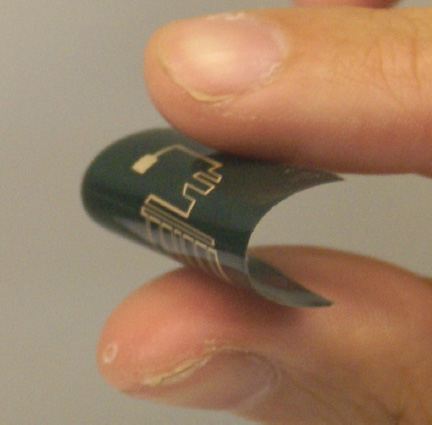  顯示屏十分柔靱