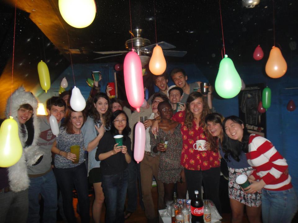  Student exchange experience at Austin - photo of having a party