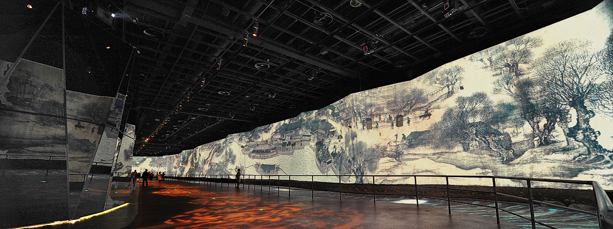  "River of Wisdom - Animated Version of the Riverside Scene at Qingming Festival"