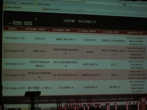 Waiting patiently for the team draws