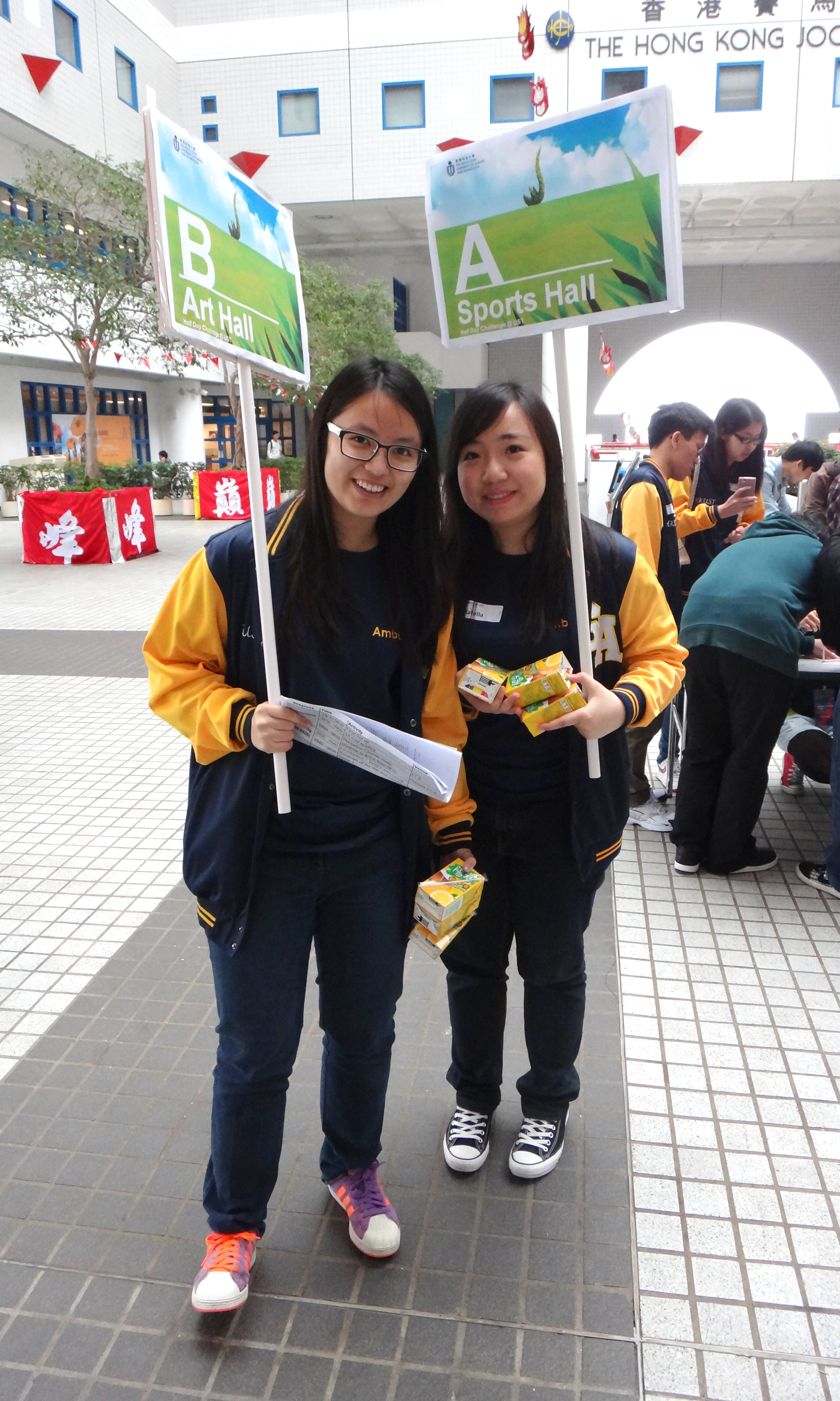  Samantha being the Head of Student Ambassador