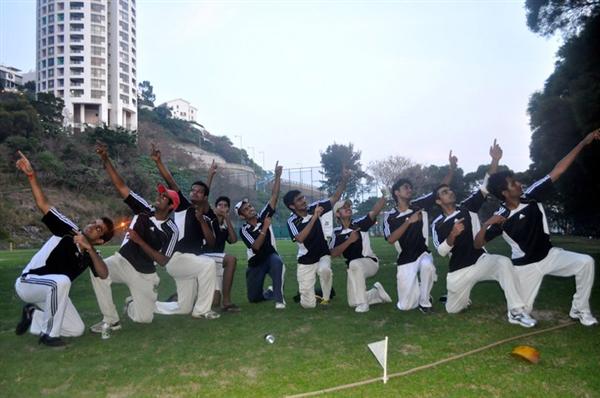  The HKUST Student's - Only team after a triumphant victory over the HKU team at the HKU Ground.
