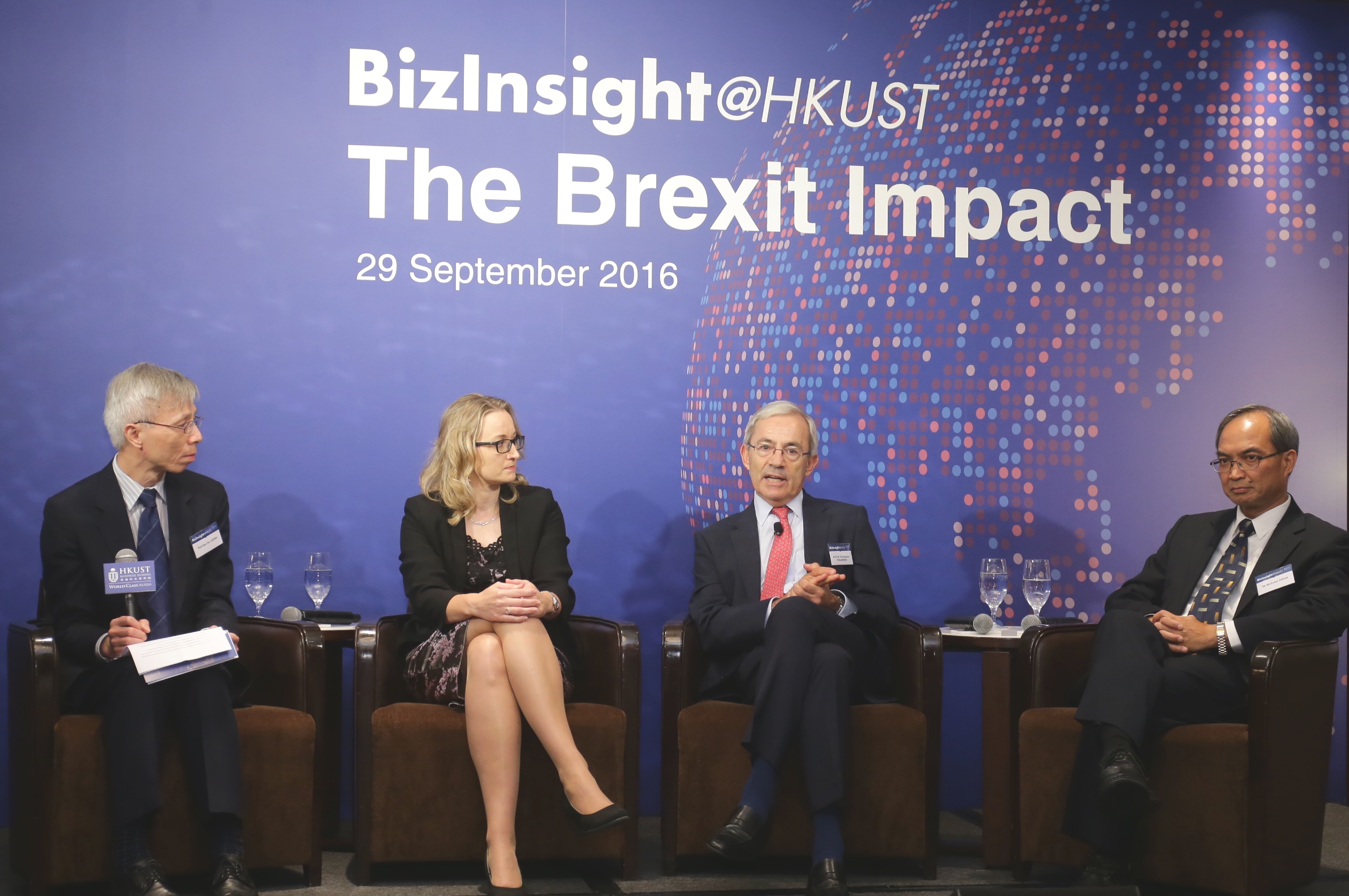  The panel discussion session.