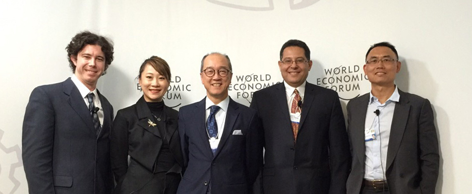  (From Left) Prof Pedro Sander, Prof Pascale Fung, Prof Tony F Chan, Prof Khaled Ben Letaief and Prof Qiang Yang.