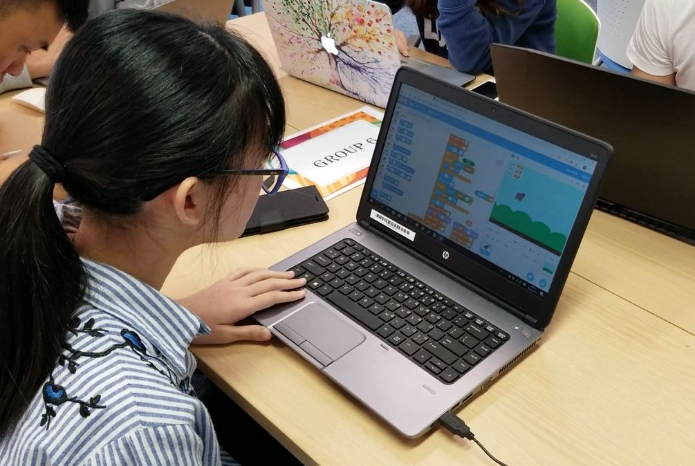 Students have the chance to build their own Android apps using MIT App Inventor