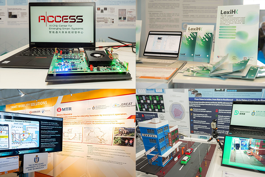 HKUST showcases a record-high of 37 HKUST inventions this year, many of which stem from collaborative partnerships with government departments and industry, reflecting HKUST’s commitment to translating research into practical solutions for the community.