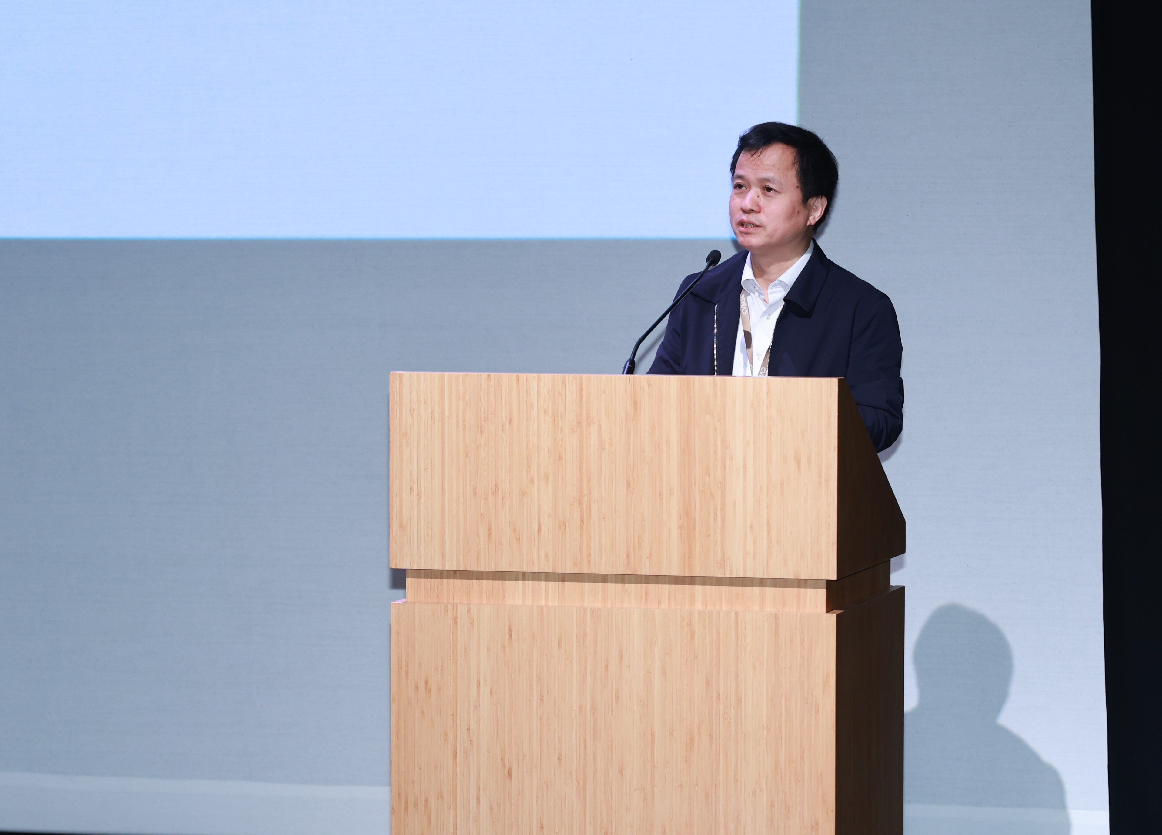 中國科學院院士、清華大學計算機科學與技術系胡事民教授於活動上致辭。