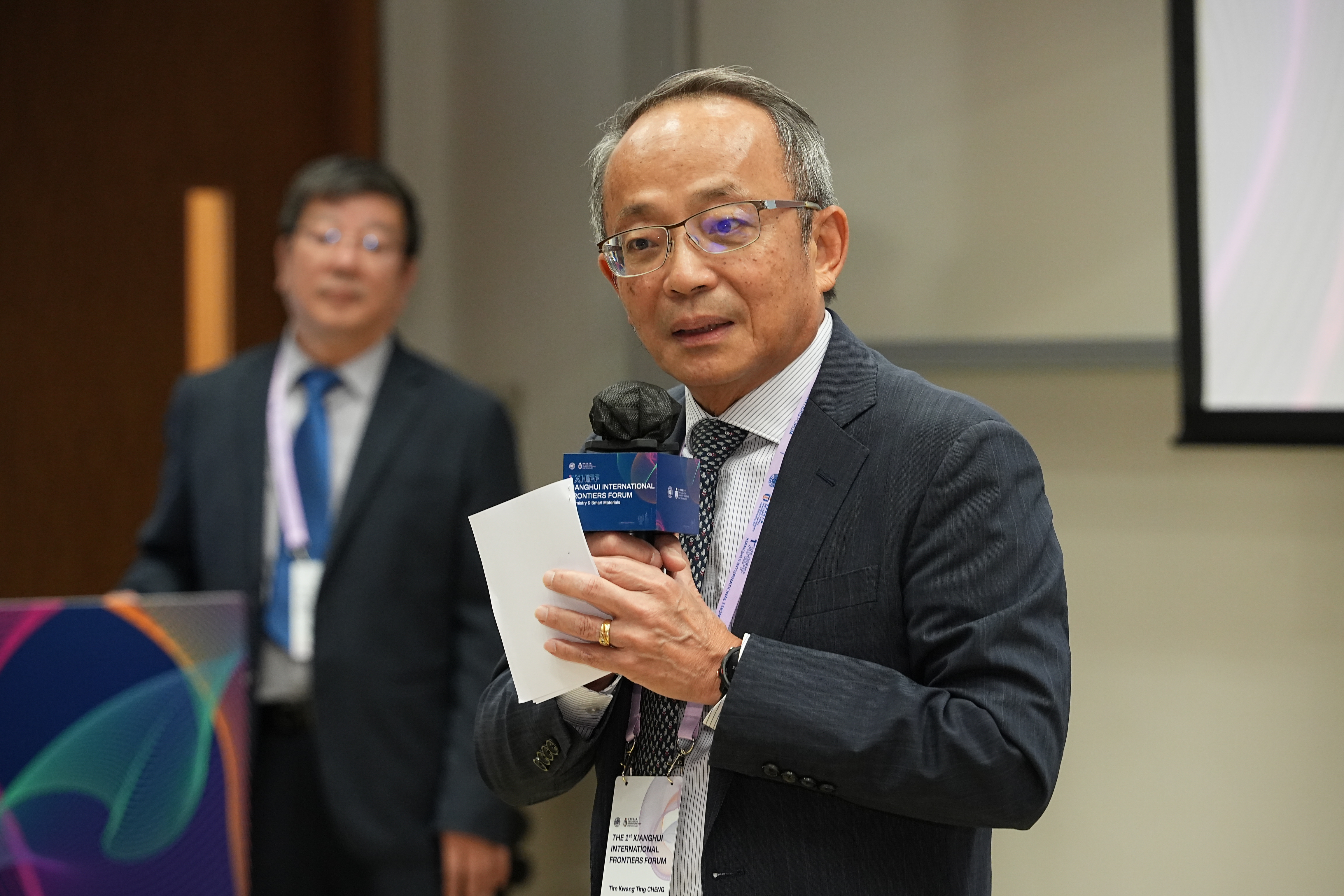 HKUST Vice-President for Research and Development Prof. Tim Cheng welcomed the audience.