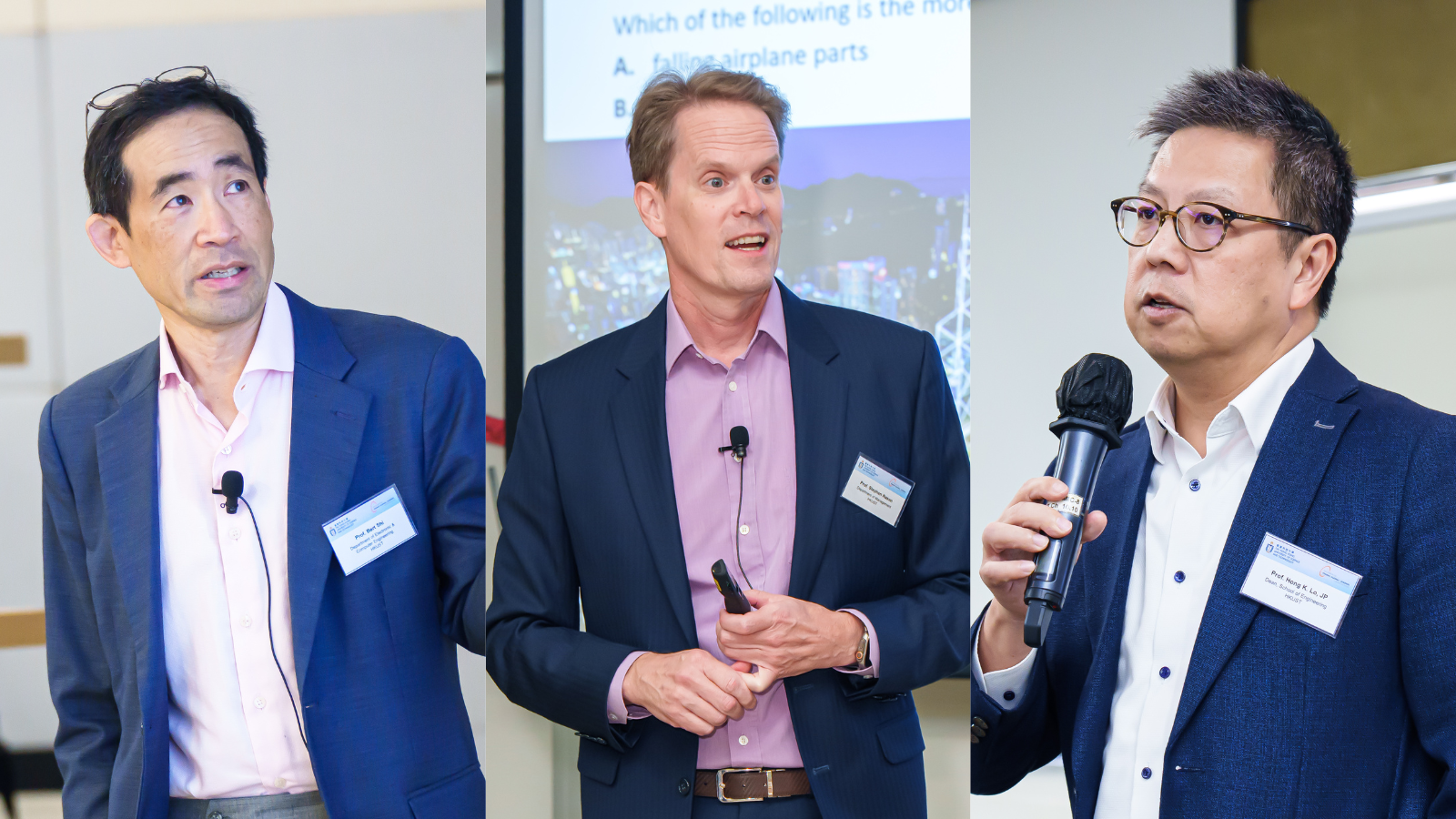 Prof. Bert SHI, Prof. Stephen NASON and Prof. Hong K. LO