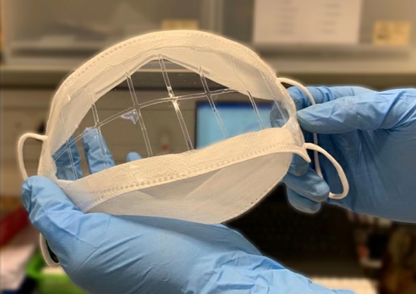 The face mask built with the new nano material is not only transparent and breathable, but is also highly efficient against virus and bacteria.