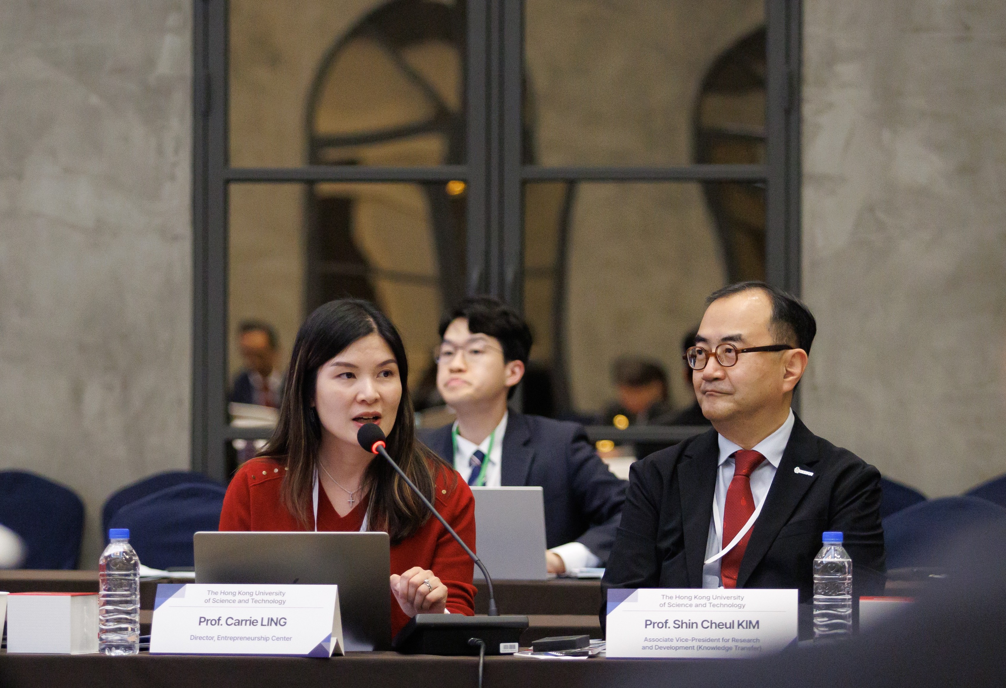 HKUST Entrepreneurship Center Director, Prof. Carrie LING shares the outcomes of the programs under AUA Innovation and Entrepreneurship (I&E) Network.