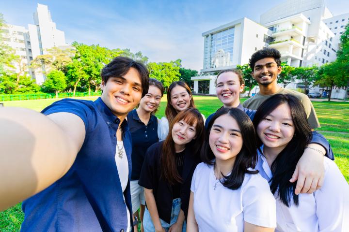 selfie at HKUST grounds