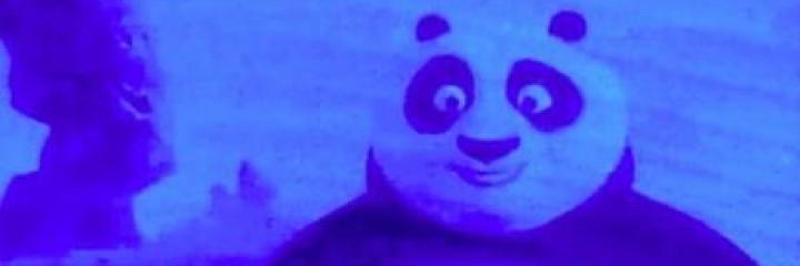 Showing LED technology though a close-up shot of a screen