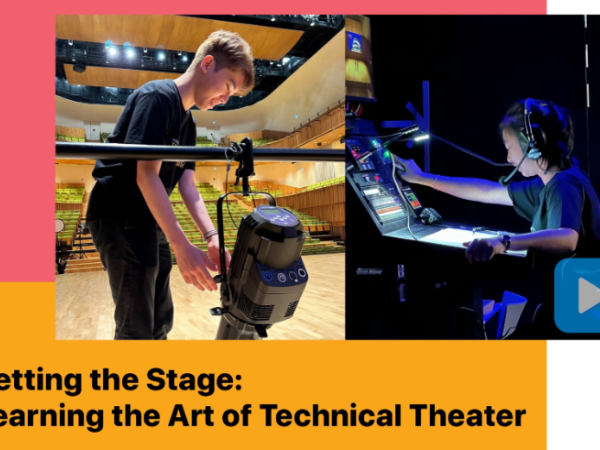 Setting the stage: learning the art of technical theater