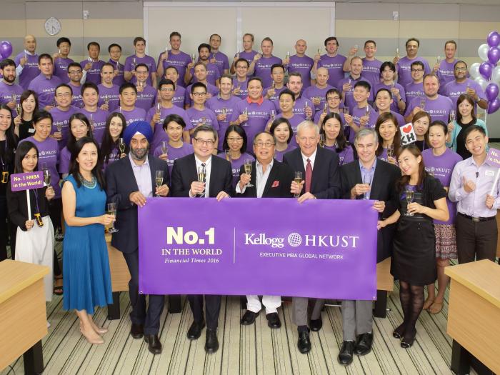 The Kellogg-HKUST EMBA Program was ranked world’s No.1 by the Financial Times for the seventh time.