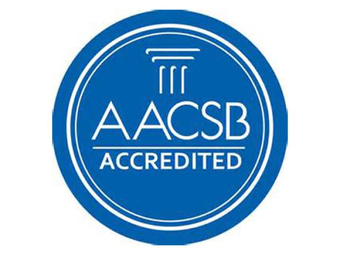 The School of Business and Management was accredited by the Association to Advance Collegiate Schools of Business (AACSB International).